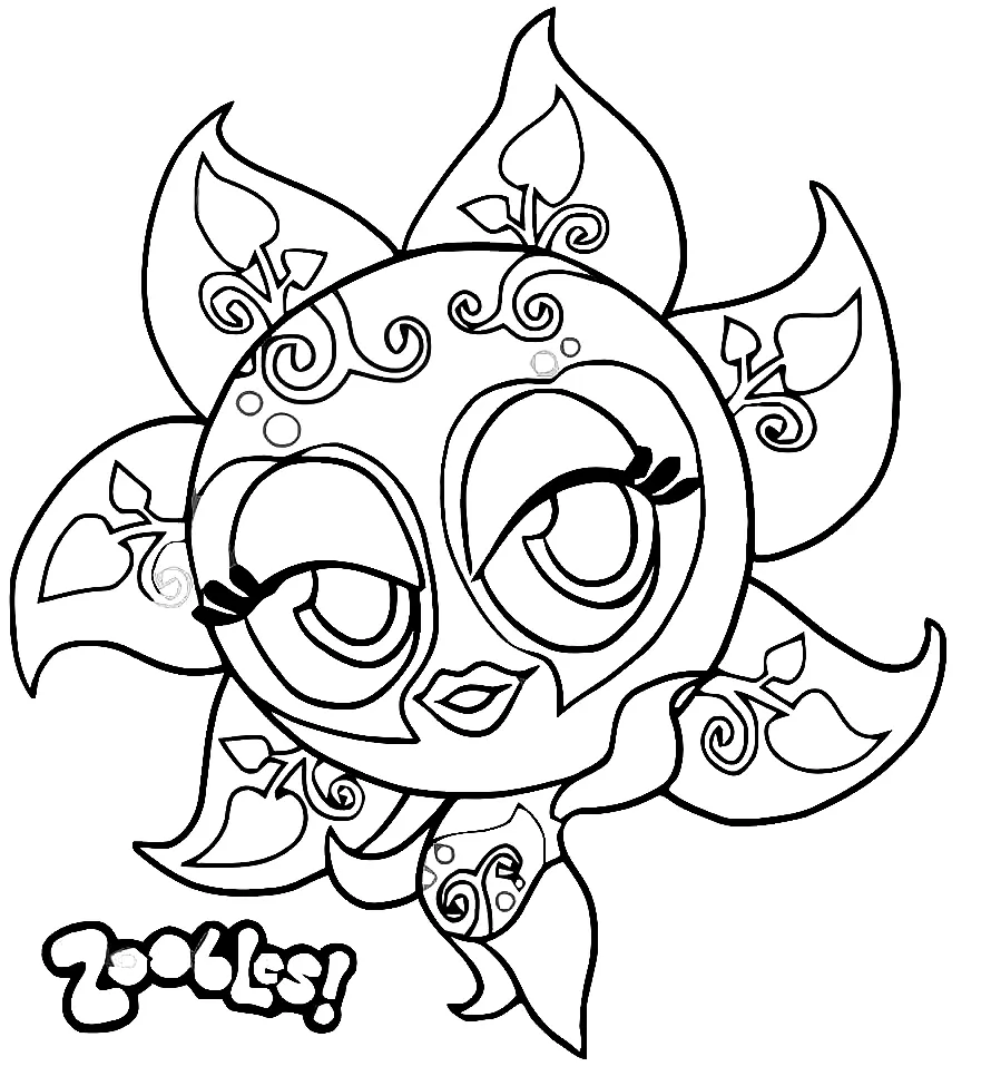 Zoobles Coloring Pages 2
