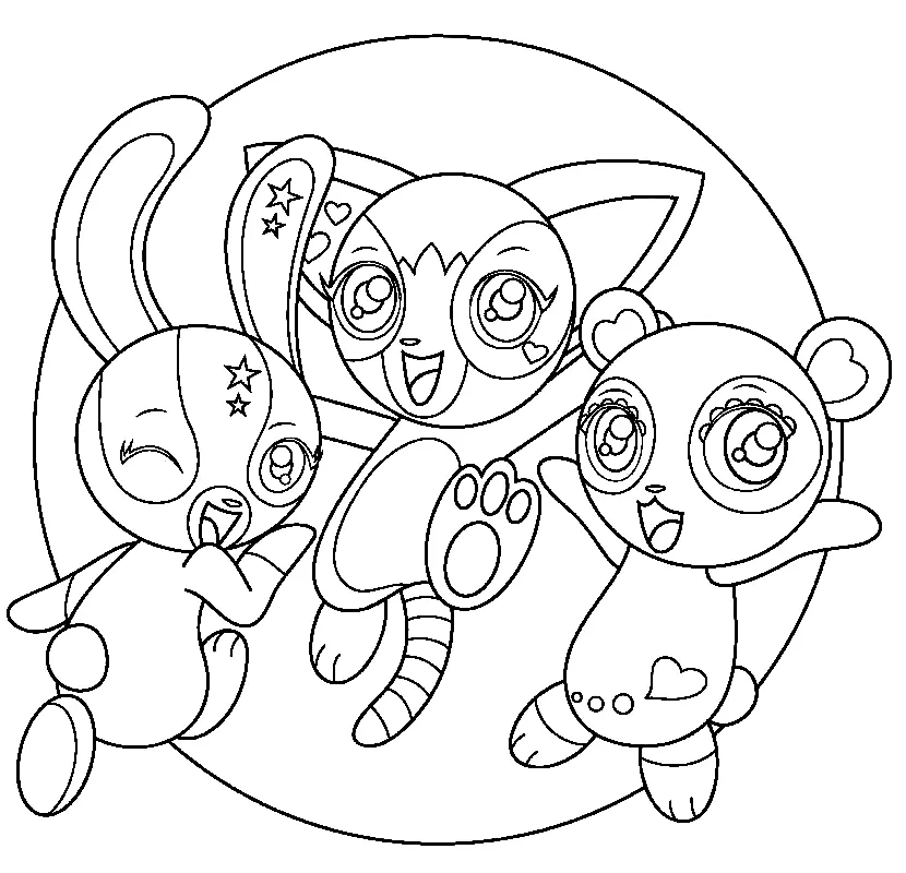 Zoobles Coloring Pages 33