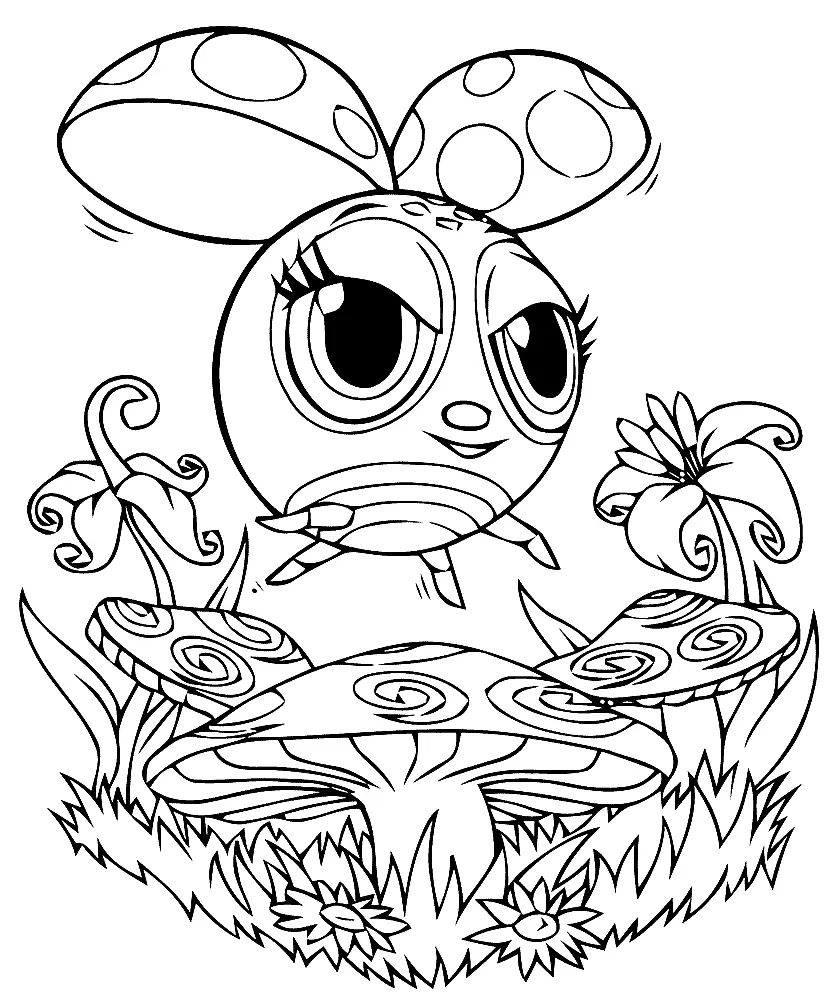 Zoobles Coloring Pages 35