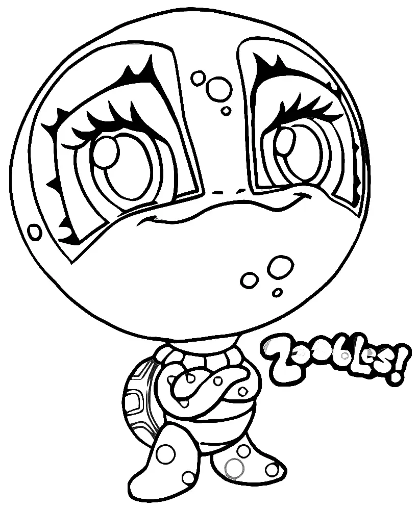 Zoobles Coloring Pages 38