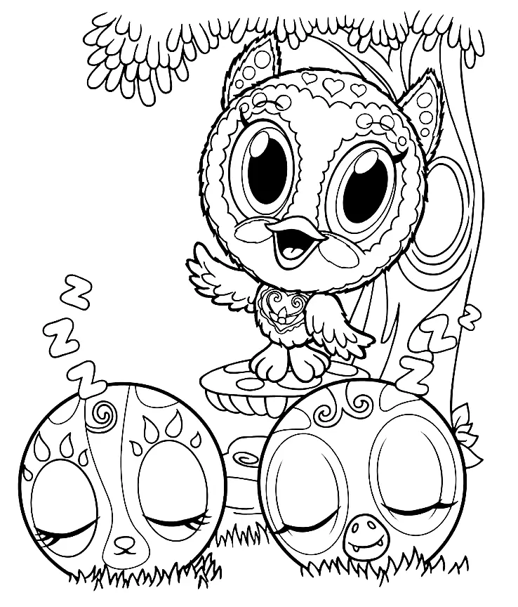 Zoobles Coloring Pages 9