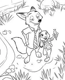 Zootopia Coloring Pages 10