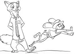 Zootopia Coloring Pages 12
