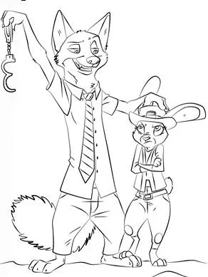 Zootopia Coloring Pages 19
