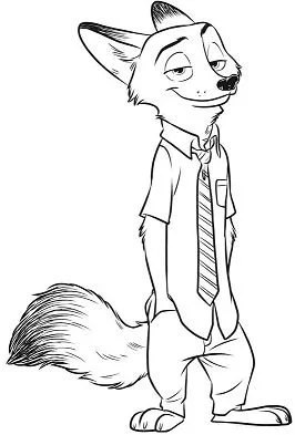 Zootopia Coloring Pages 2