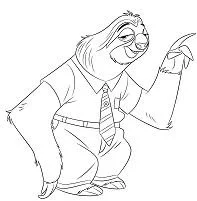 Zootopia Coloring Pages 23