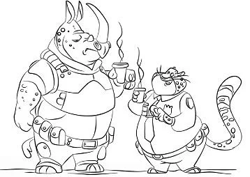 Zootopia Coloring Pages 28