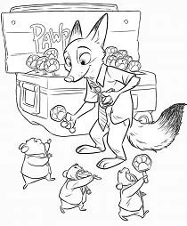Zootopia Coloring Pages 36