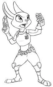 Zootopia Coloring Pages 39