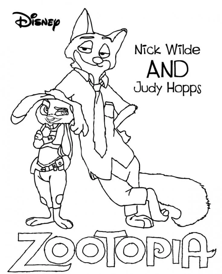 Zootopia Coloring Pages 40