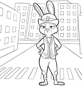 Zootopia Coloring Pages 42