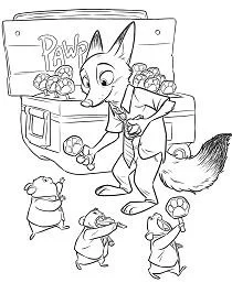 Zootopia Coloring Pages 43