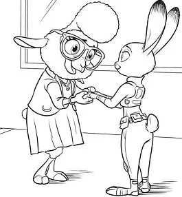 Zootopia Coloring Pages 45