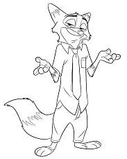 Zootopia Coloring Pages 5