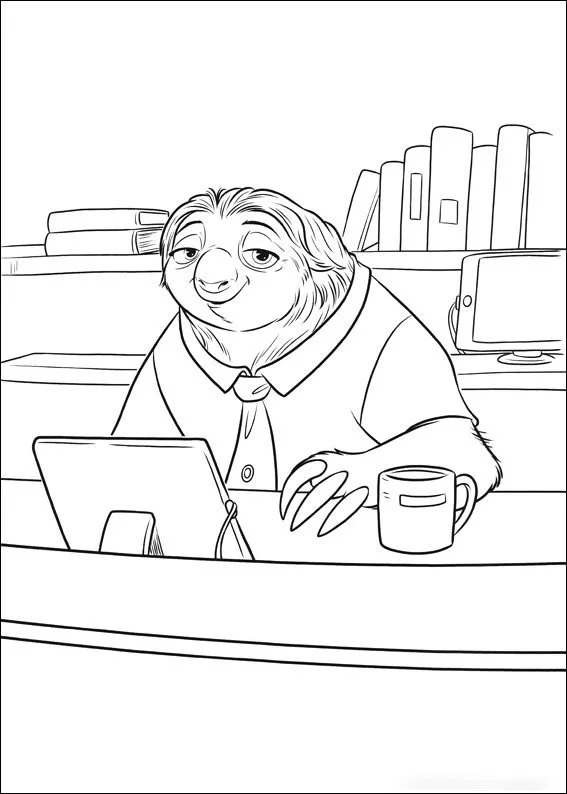 Zootopia Coloring Pages 56