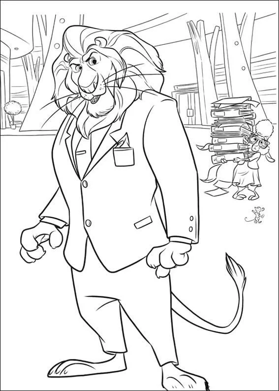 Zootopia Coloring Pages 57