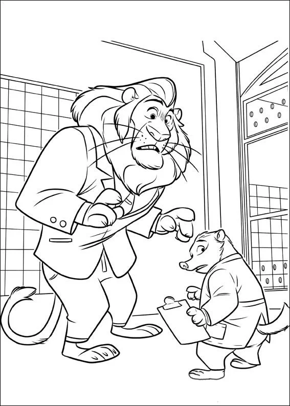 Zootopia Coloring Pages 58