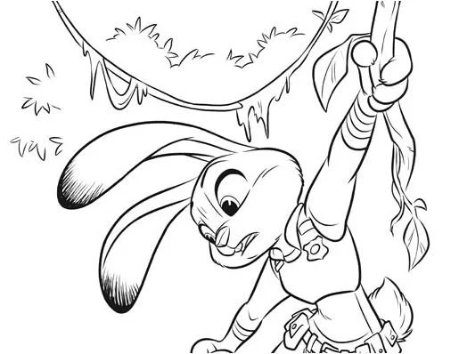 Zootopia Coloring Pages 6