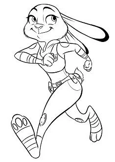 Zootopia Coloring Pages 7