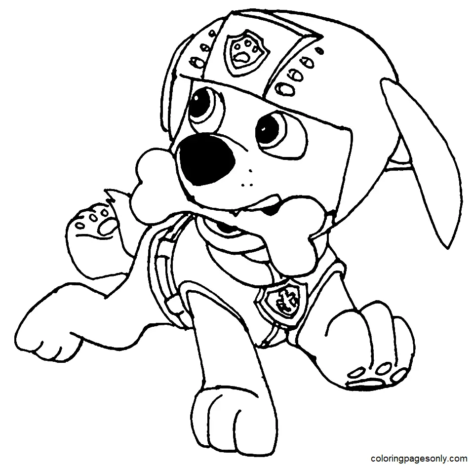 Zuma Paw Patrol Ausmalbilder 12