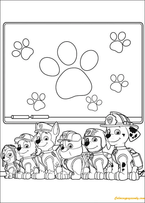 Zuma Paw Patrol Ausmalbilder 23