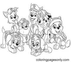 Zuma Paw Patrol Ausmalbilder 3